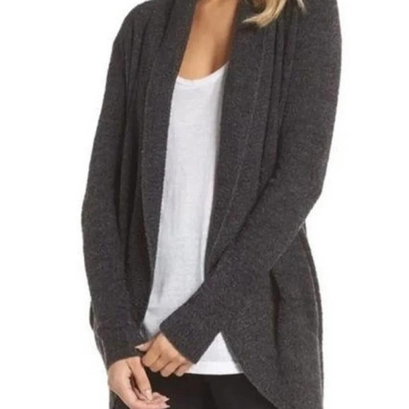 Barefoot Dreams Cocoon Circle Open Front Shawl Cardigan - Picture 1 of 7